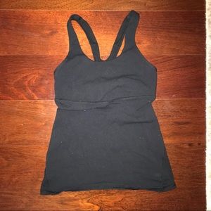 Lululemon Racerback Mesh Tank with Built-In Bra